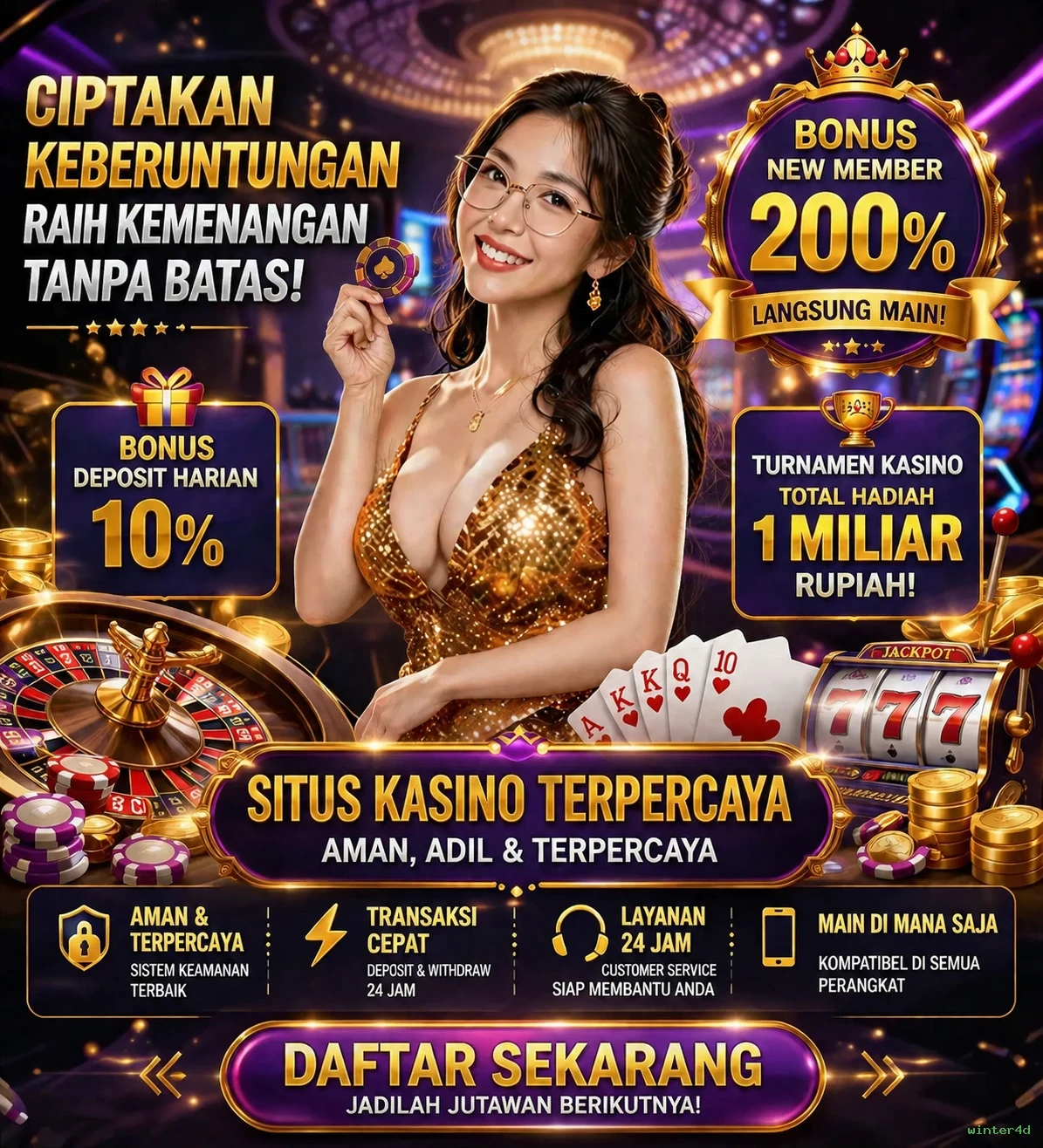 Ikon aplikasi winter4d resmi
